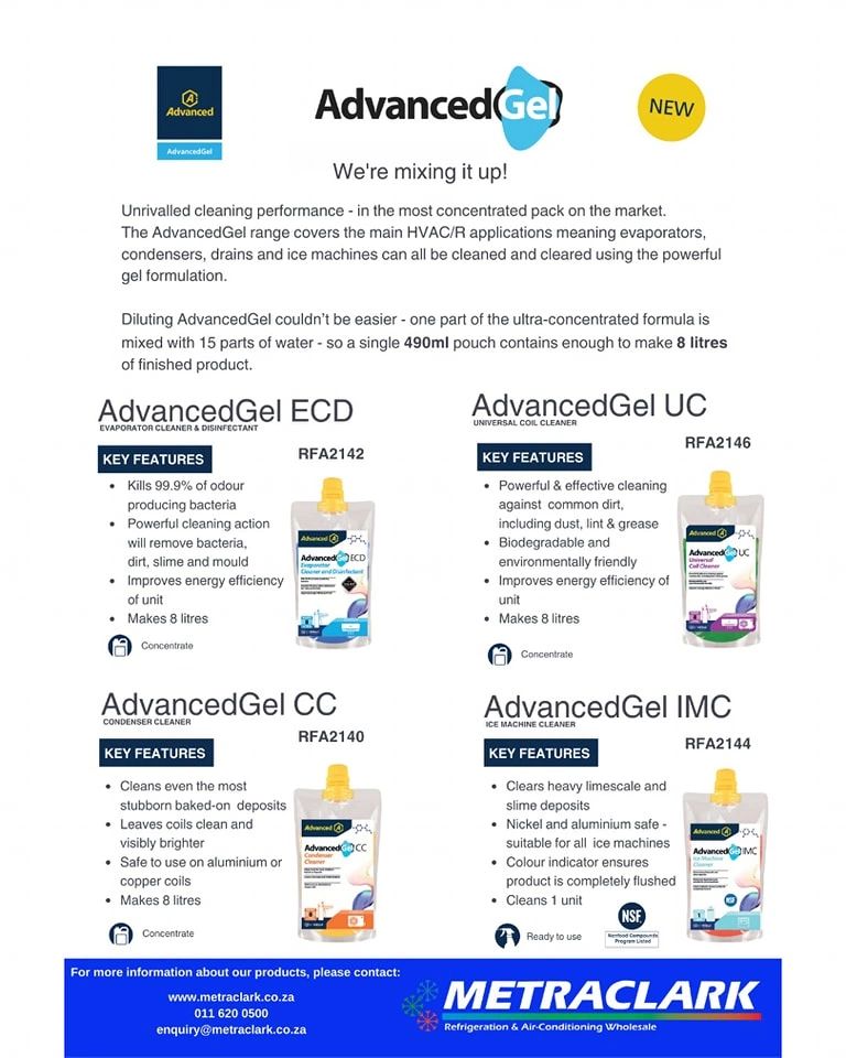 Get The Advanced Gel Range at Metraclark!